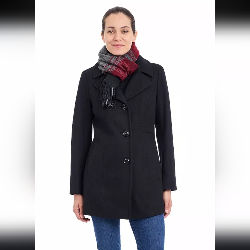 London Fog | Black Coat